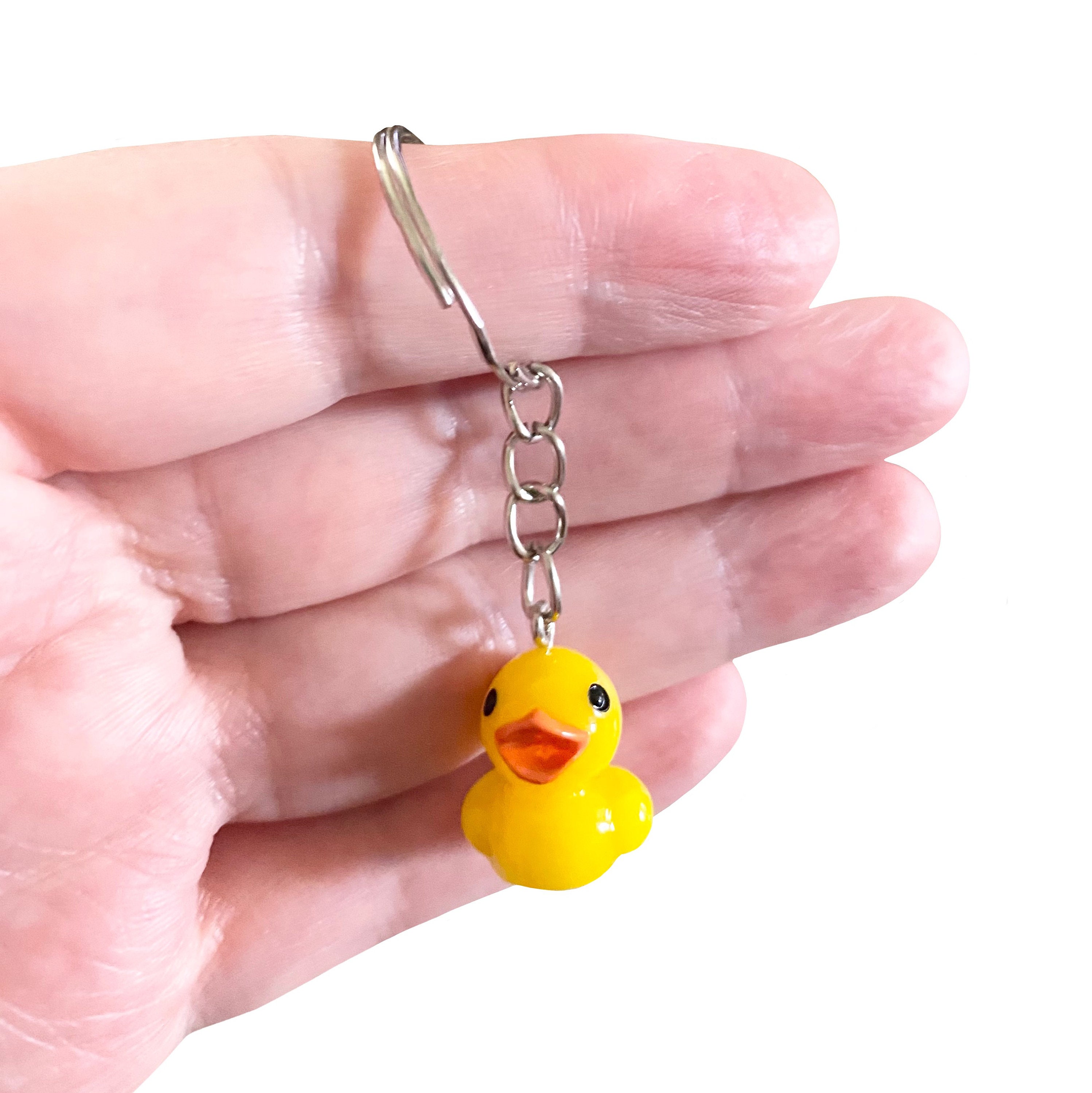 Rubber Duck Keychain Best Friend Gift Novelty Gift for Etsy UK
