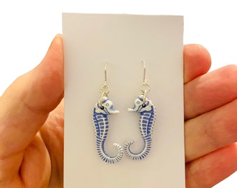 Seahorse Earrings, Cute Quirky Earrings, Seahorse, Seahorse Jewellery, Seahorse Gift, Nautical Earrings, Seahorse Earrings, Cool Earrings