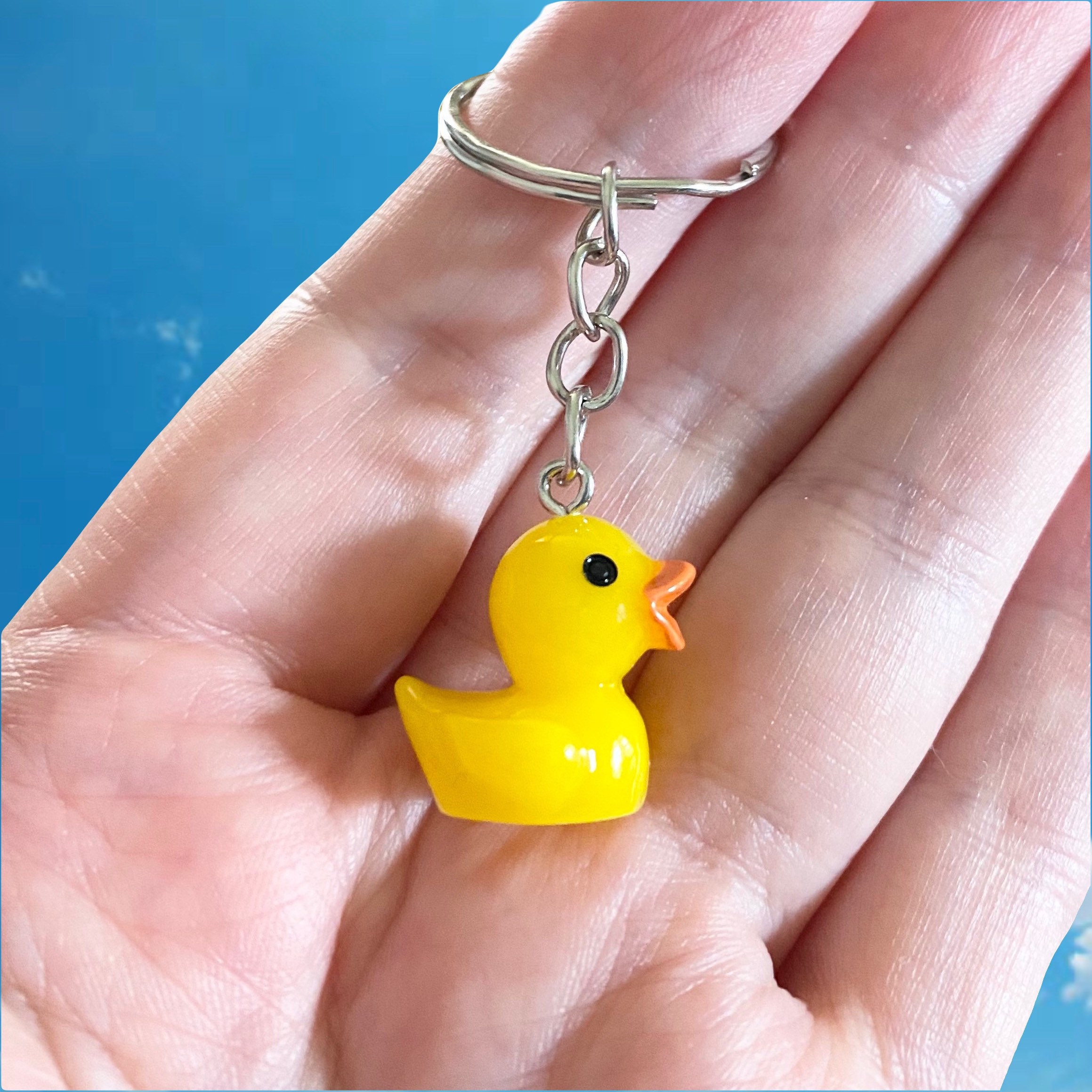BNQL Duck Keychain Set - Inspirational Duck Gifts With Motivational Quotes