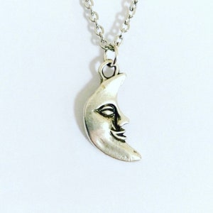 Collana Luna, Collana Celeste, Collana Luna Crescente, Collana Pagana, Collana Lunare, Collana Luna d'Argento