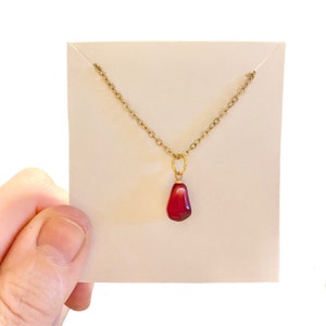 Pomegranate Necklace: Gold Hades Persephone Greek Mythology Jewelry