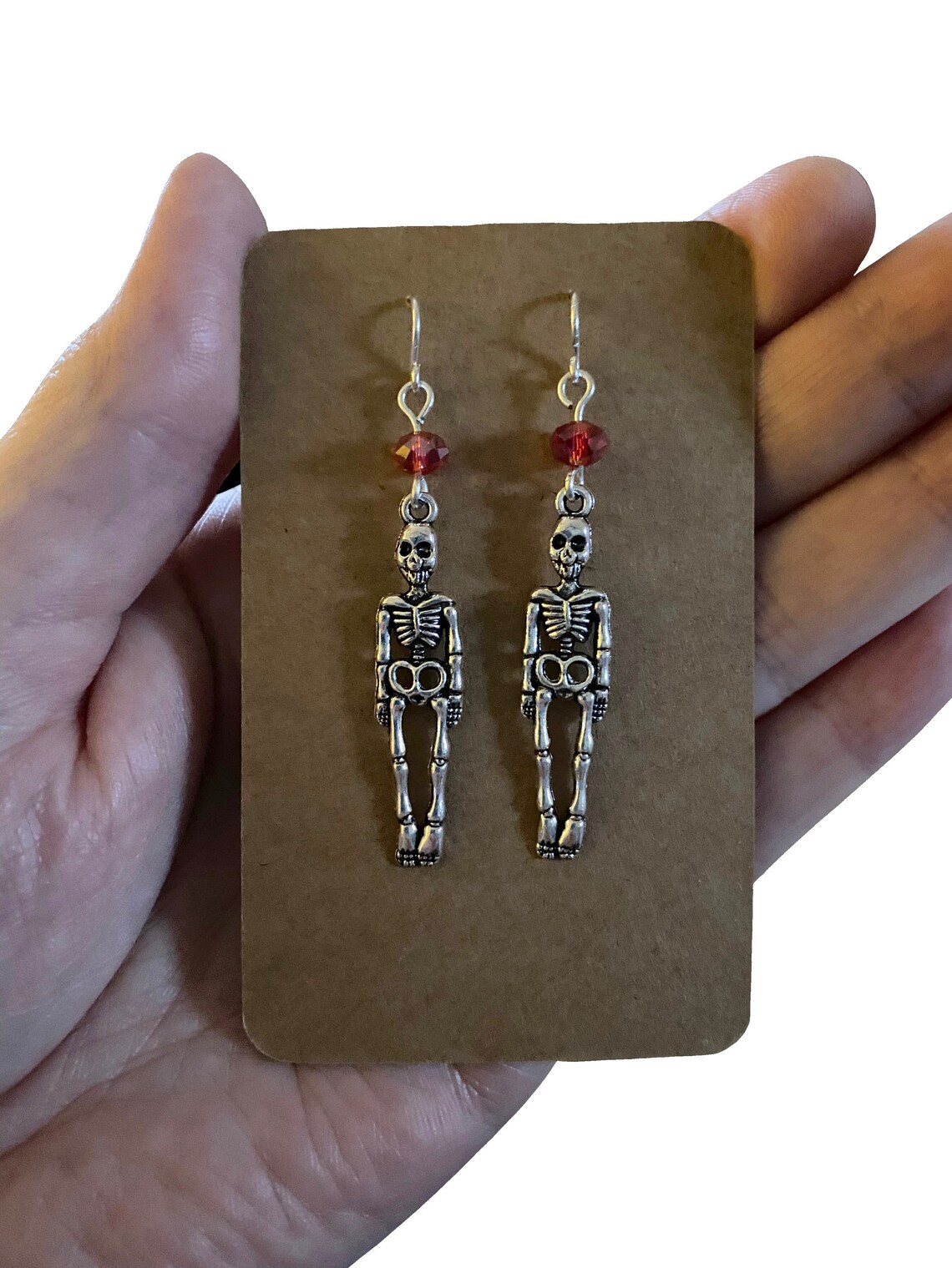 Skeleton Earrings Weird Earrings Spooky Earrings Scary Etsy