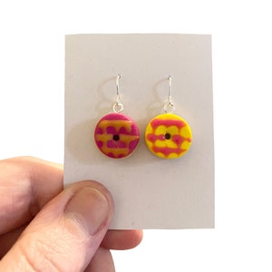 Party Ring Earrings, Weird Earrings, Quirky Earrings, Funny Gift For Her, Funny Earrings, Novelty Earrings, Unique Earrings, Unusual Gifts