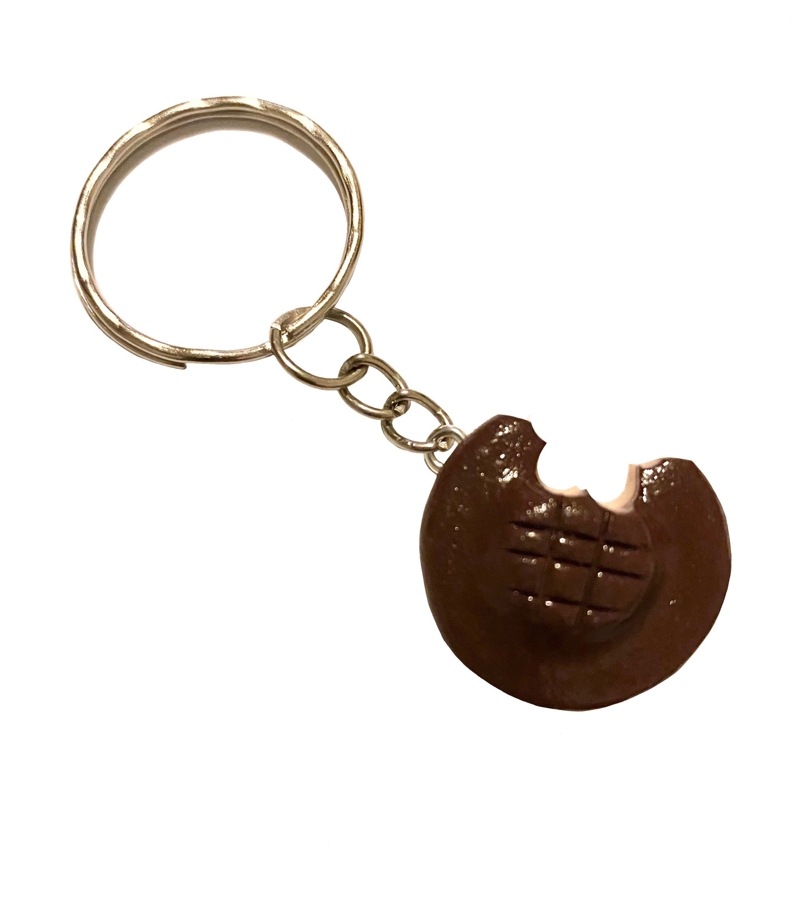 Funny Keychain Gift for Her Biscuit Lover Gift Tea Lover Etsy UK