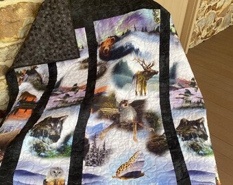 Wildlife Quilt Etsy View source image