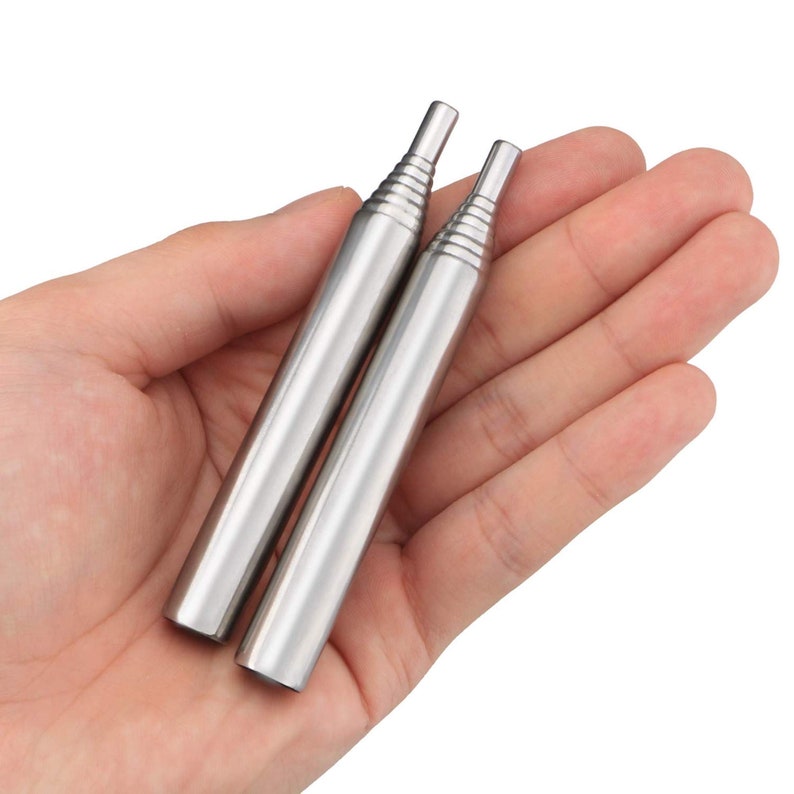 Pocketsize Fire Bellows Collapsible Stainless Steel Fire Etsy