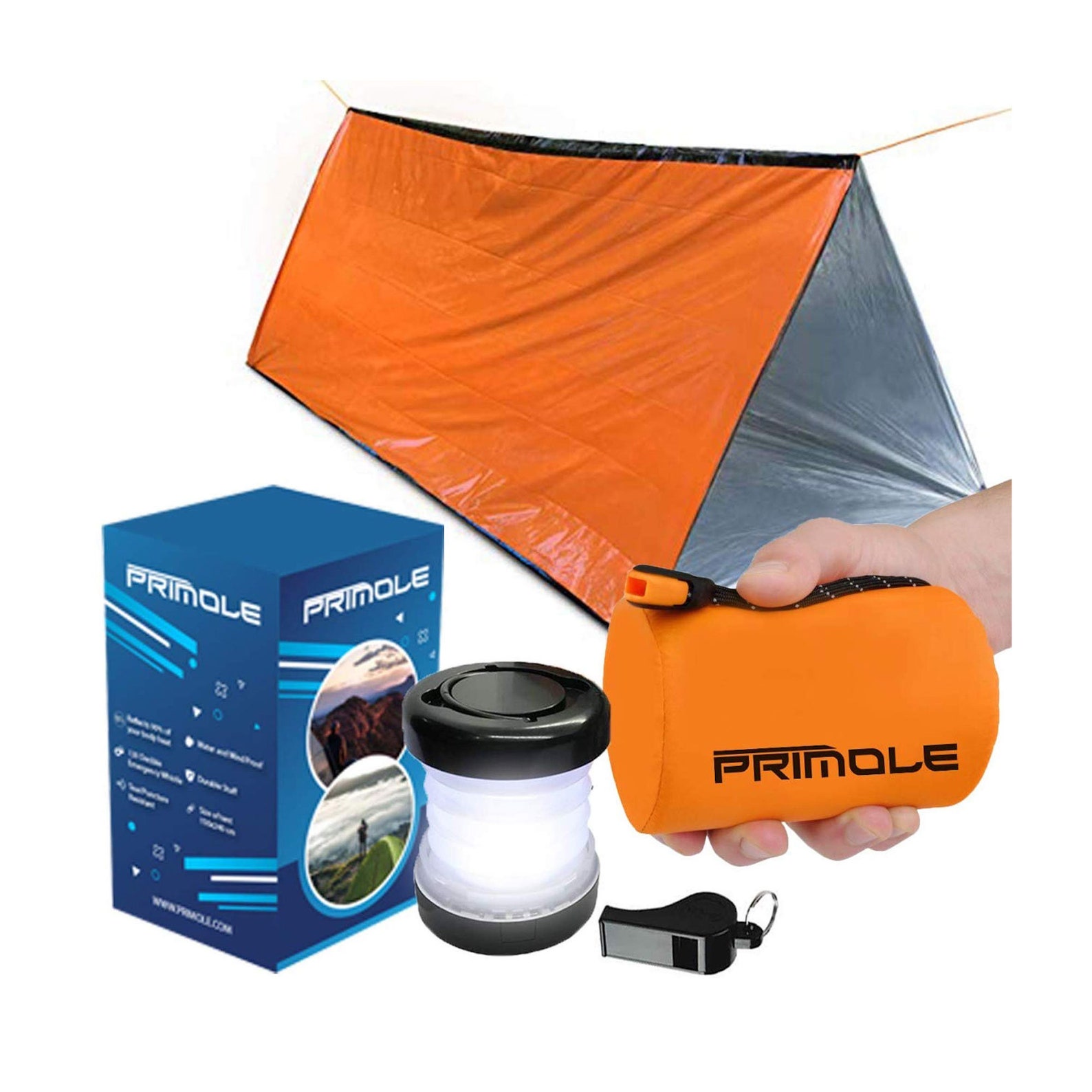 2 Person Emergency Tube Tent Shelter Reusable with Paracord Etsy