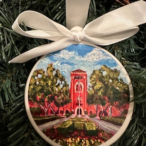Ornamento in porcellana Bovard Hall della USC (University of Southern California)