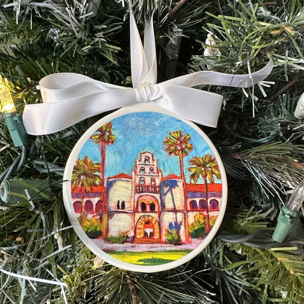 SDSU Hepner Hall Ornament