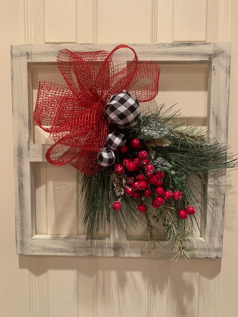 Window Wreath Etsy