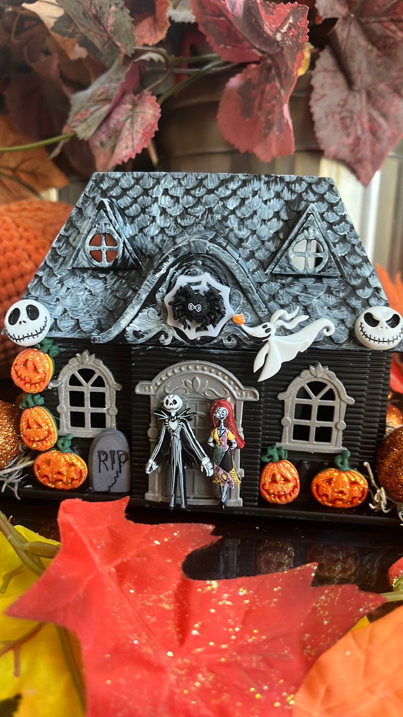 Haunted House Candle Holder Etsy