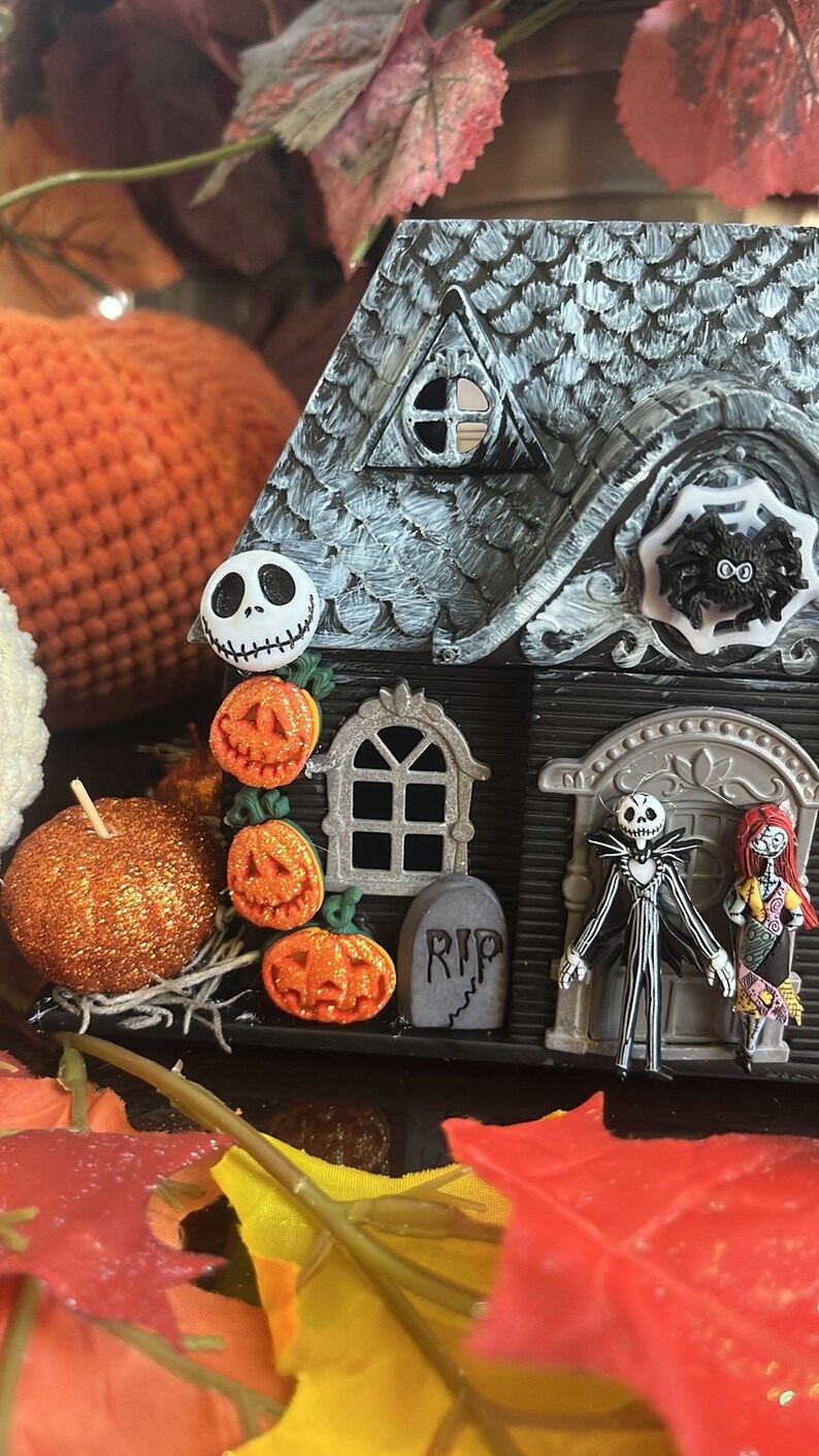 Haunted House Candle Holder Etsy