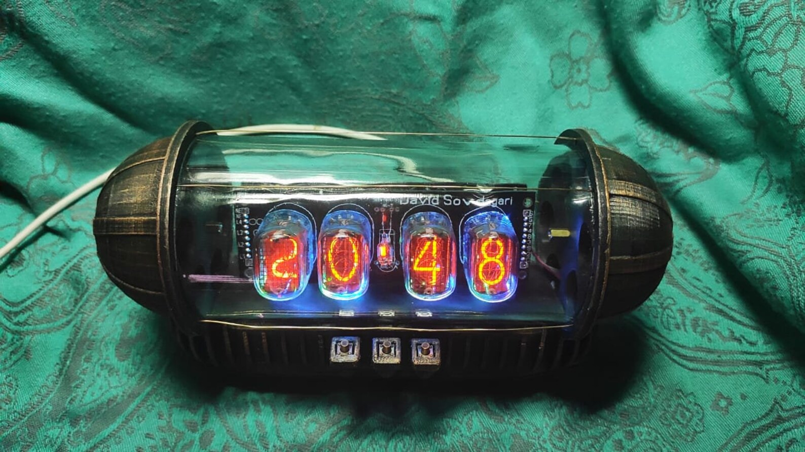 Nixie Clock IN12 RGB 4 Tubes With Timer Time Capsule Etsy
