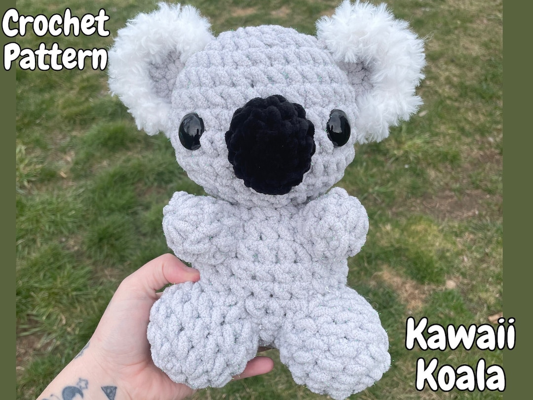 Kawaii Koala Bear Crochet Amigurumi Pattern | PDF Digital Download ...