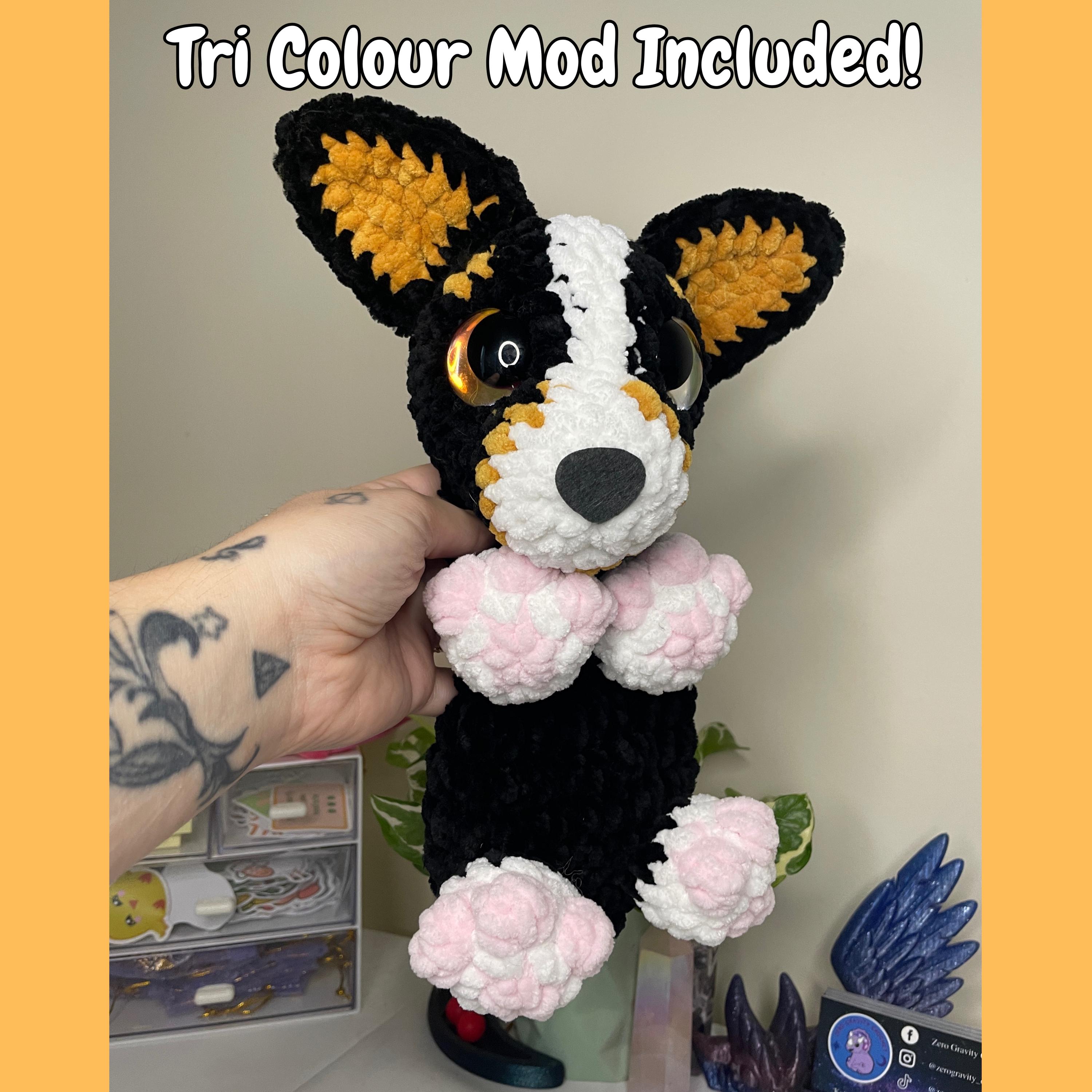 35 Corgi Crochet Patterns for Amigurumi, Pillows, Keychains, and Dog-Lover Gifts 22 Winnie The Corgi Snuggler Crochet Pattern Amigurumi