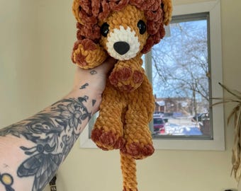 2in1 No Sew Lion & Tiger Snuggler-Muster | Gehäkeltes Amigurumi Muster