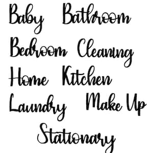 Sra. Hinch Inspired home organization starter pack stickers calcomanías