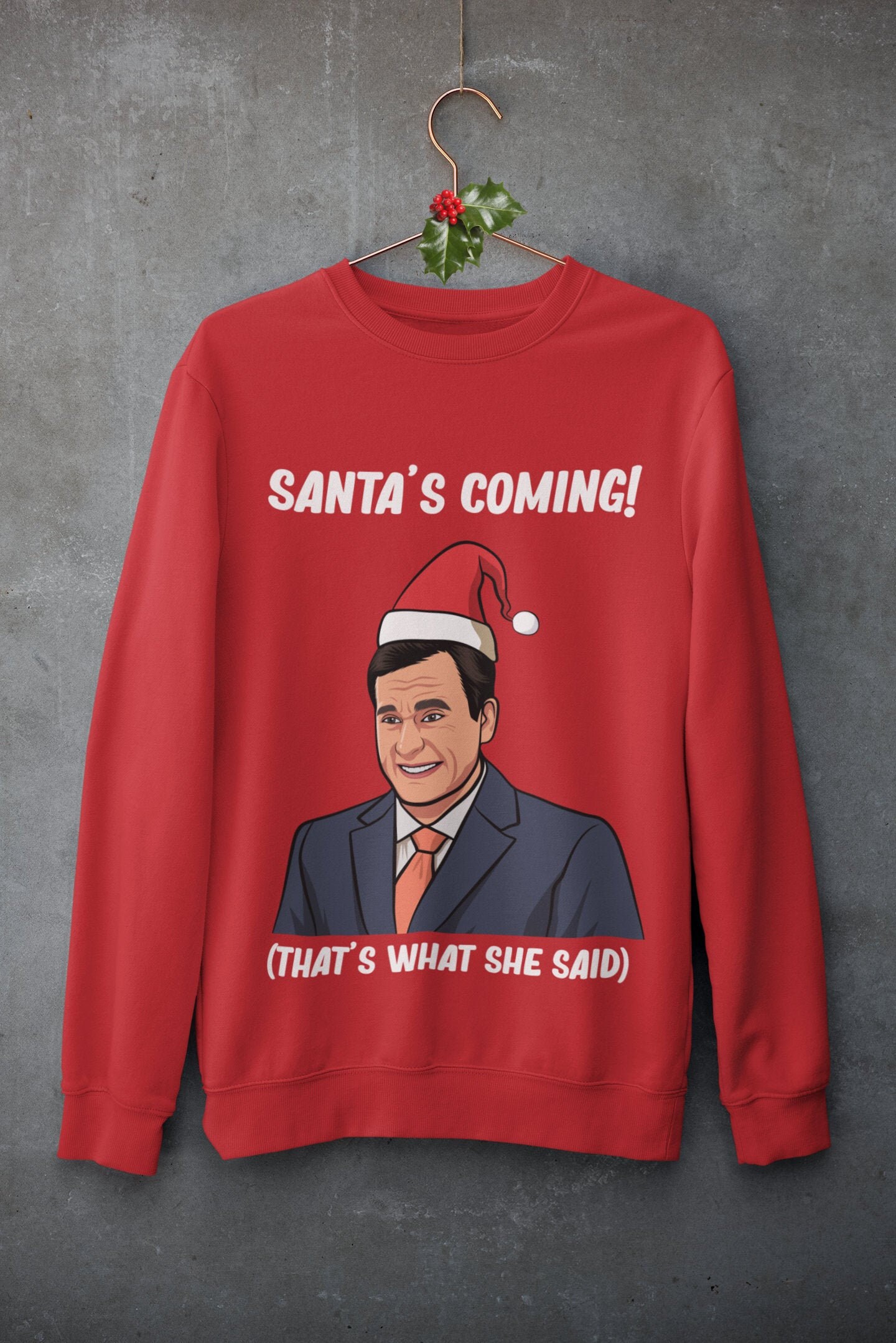 michael scott christmas sweater