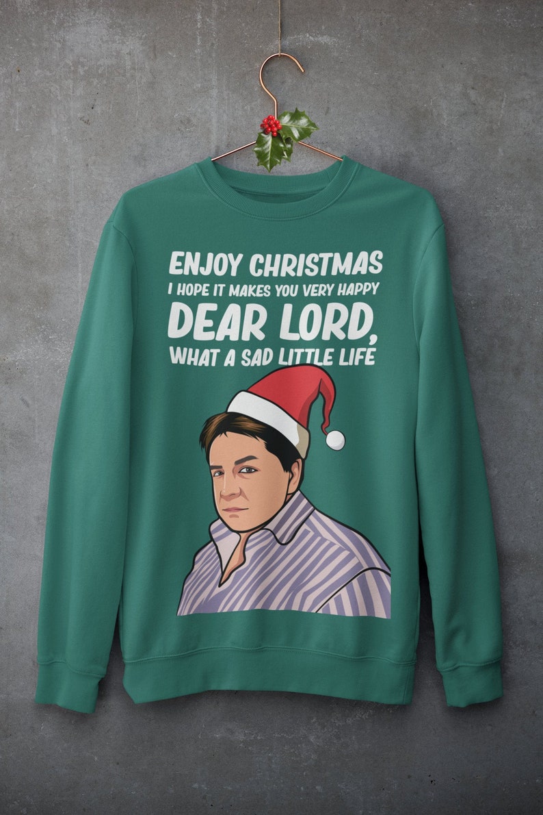Funny Christmas Jumper Come Dine With Me Jumper What A Sad Etsy UK