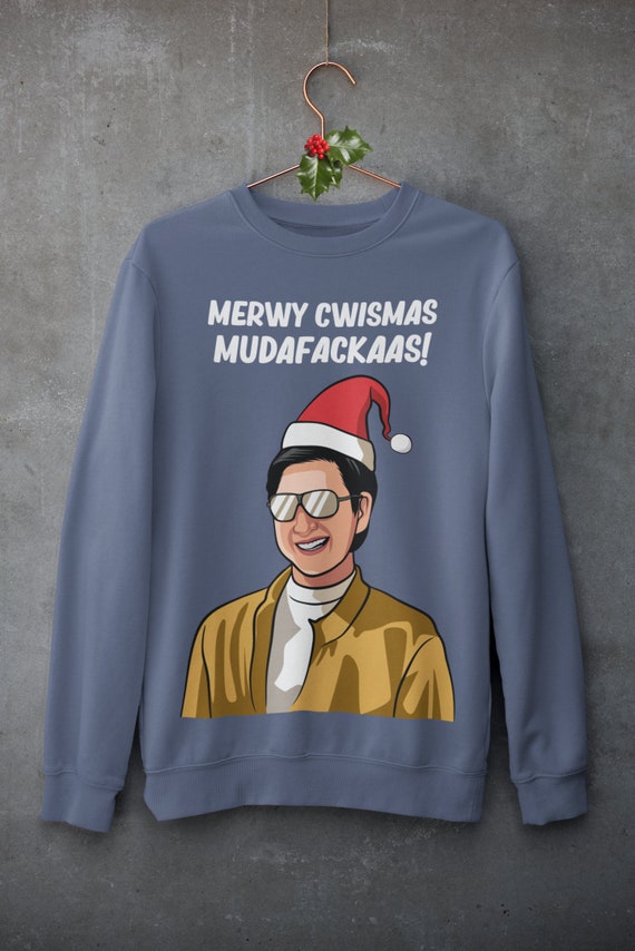 chow chow christmas jumper