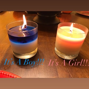 Gender Reveal Candle, Soy Wax Candle – ScentsbyEm