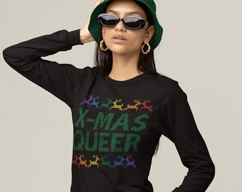 X-Mas Queer Unisex Long Sleeve Tee – Holiday Queers Collection