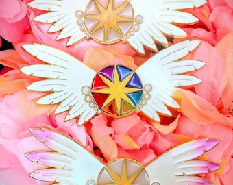 Cosmic Star Winged Brooch