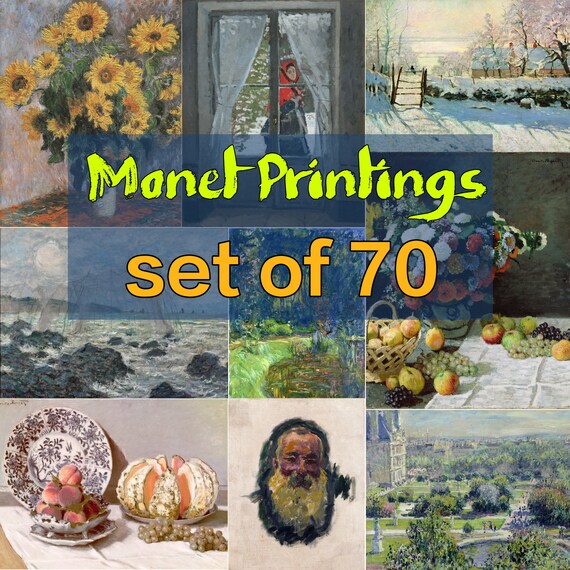Claude Printsset of 70 Designshigh Etsy