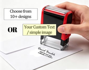 Custom Return Address Stamp, Self Inking Personalized Address Stamper
