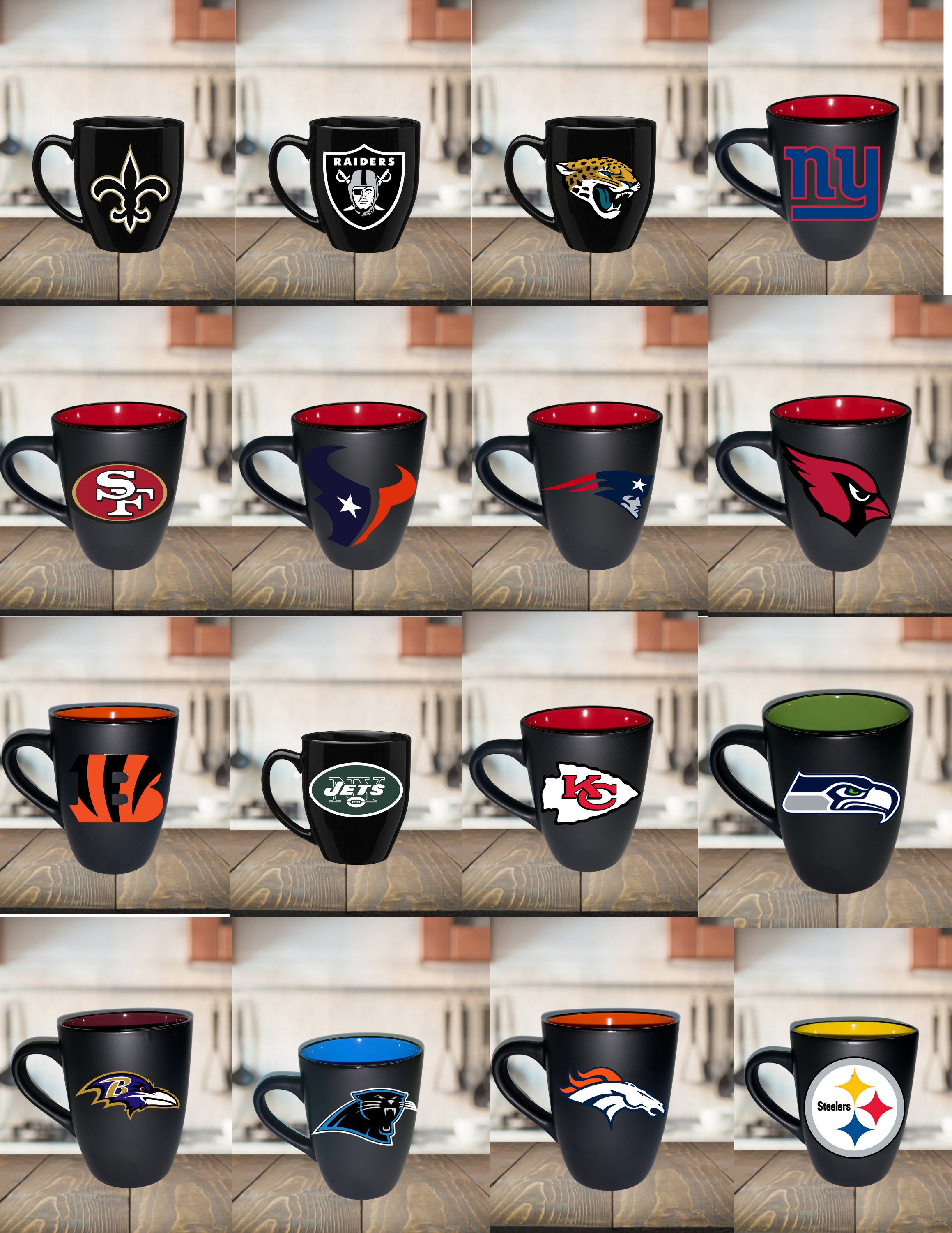Personalized Football Team Mug Etsy