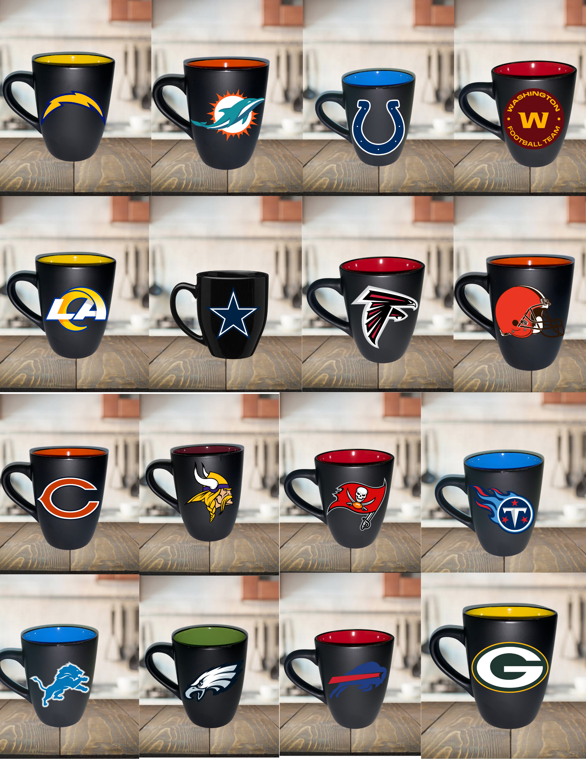 Personalized Football Team Mug Etsy