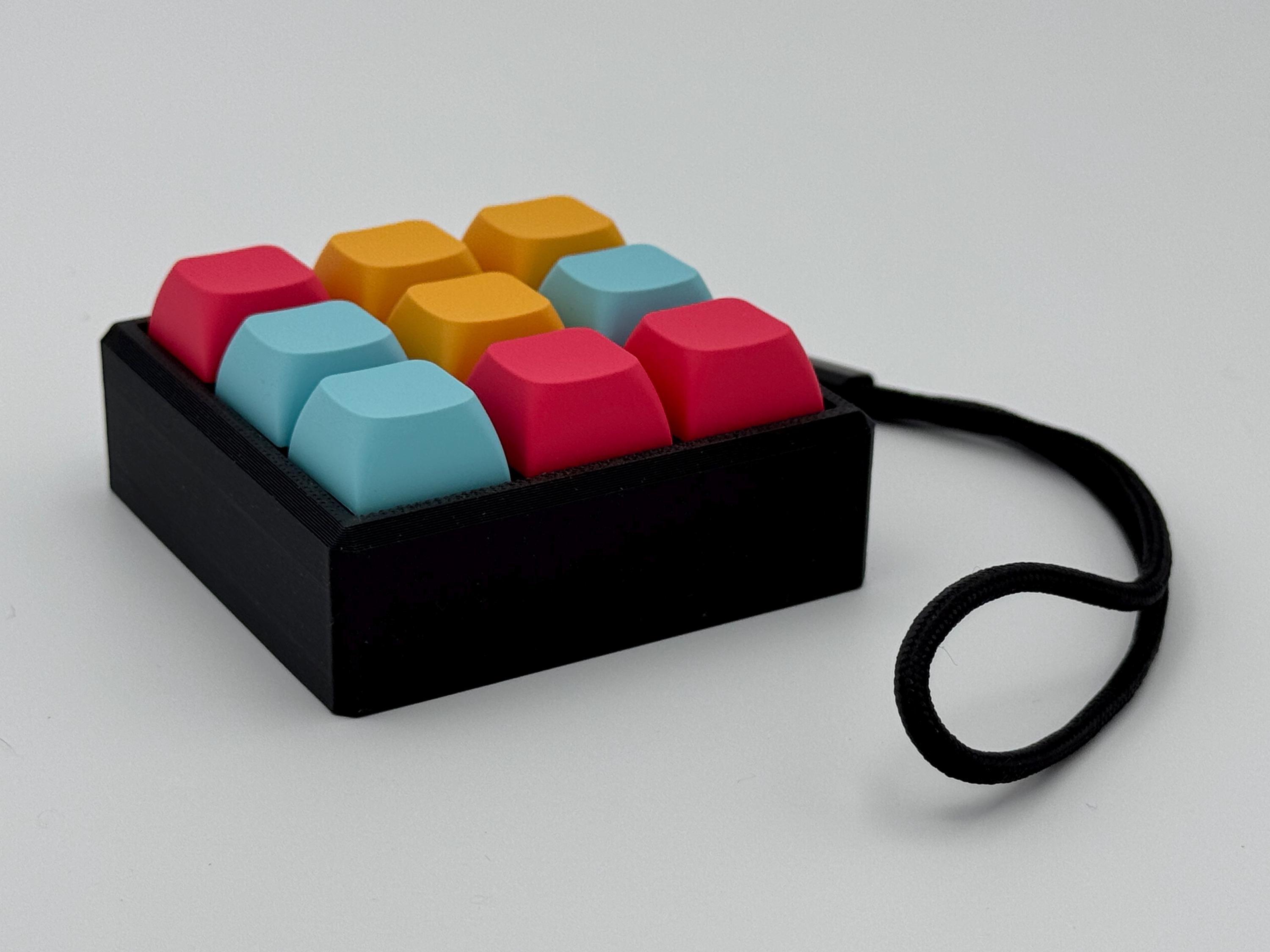 Personalized 9 Key Fidget Keyboard | Custom Switches for Stress Relief | Perfect Sensory Fidget Gift | Mechanical Keyboard Switch Fidget Toy