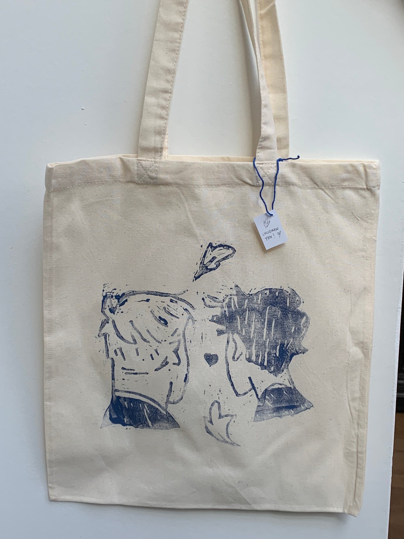 Heartstopper Handpainted Tote Bag Blue - Etsy