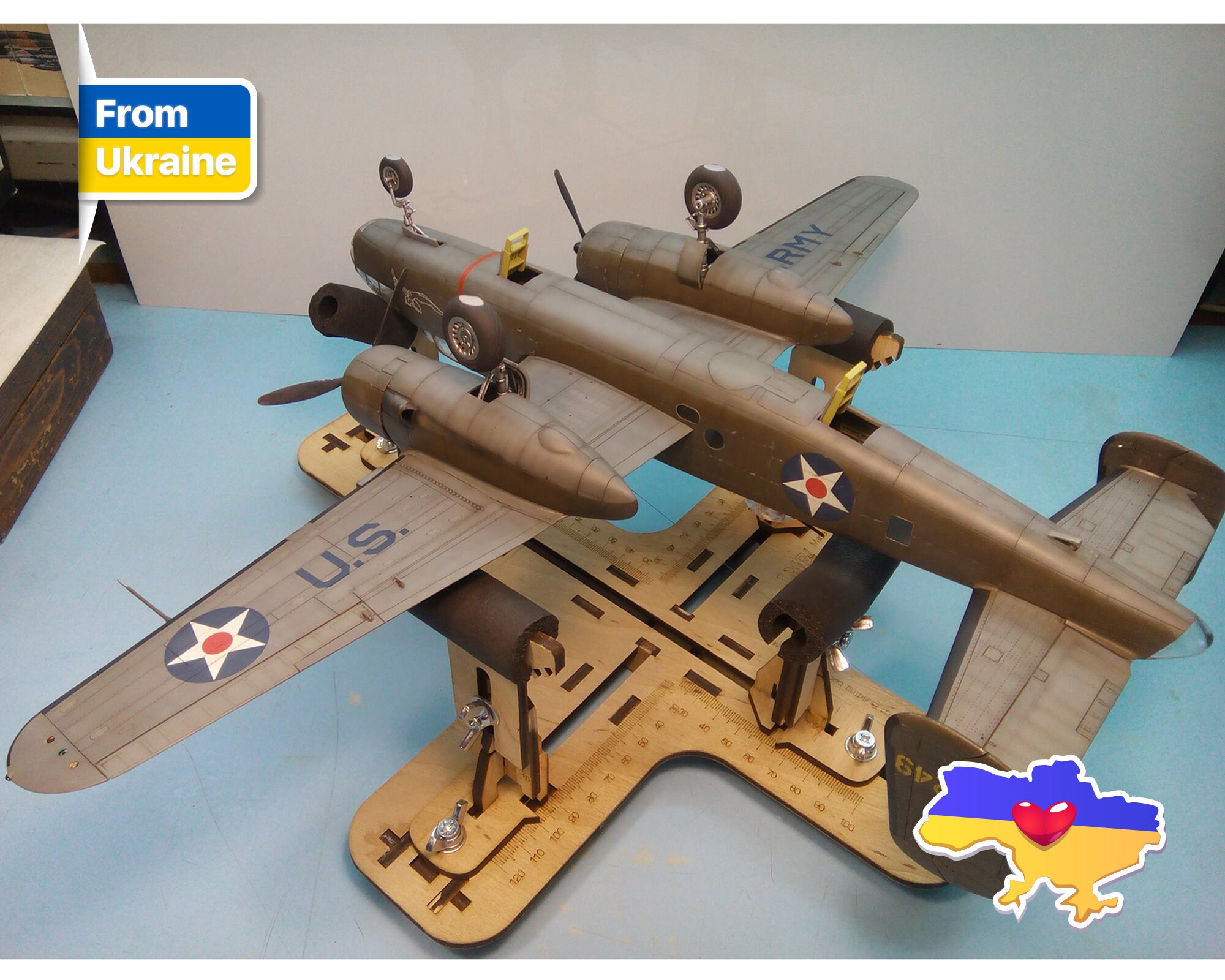 LMG BB01 Wooden Airplane Building Berth for 1/721/481/32 Etsy Australia