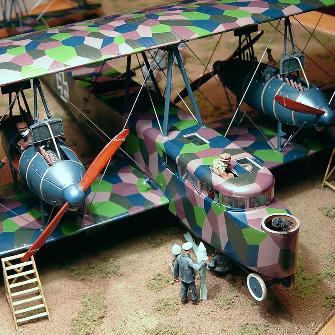 Plastic model kit. Zeppelin Staaken R.VI german bomber Etsy