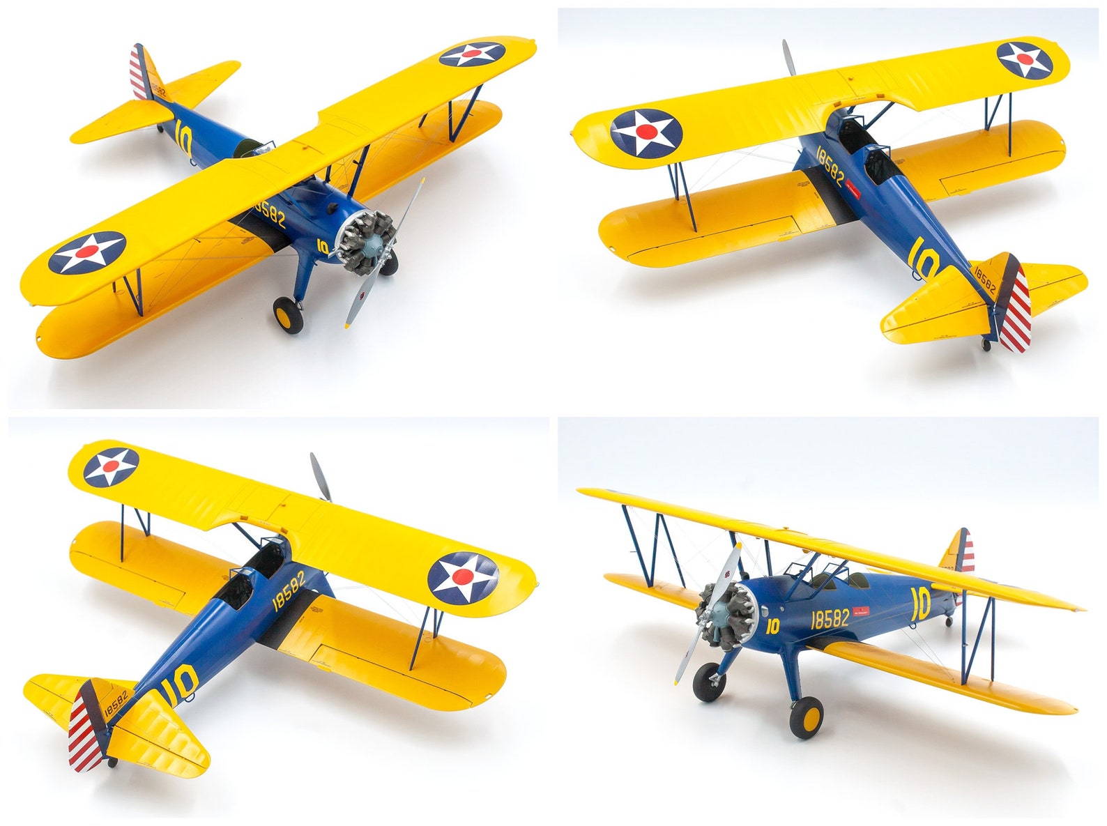 Plastic Model Kit 1/32 Stearman PT17/N2S3 Kaydet american Training