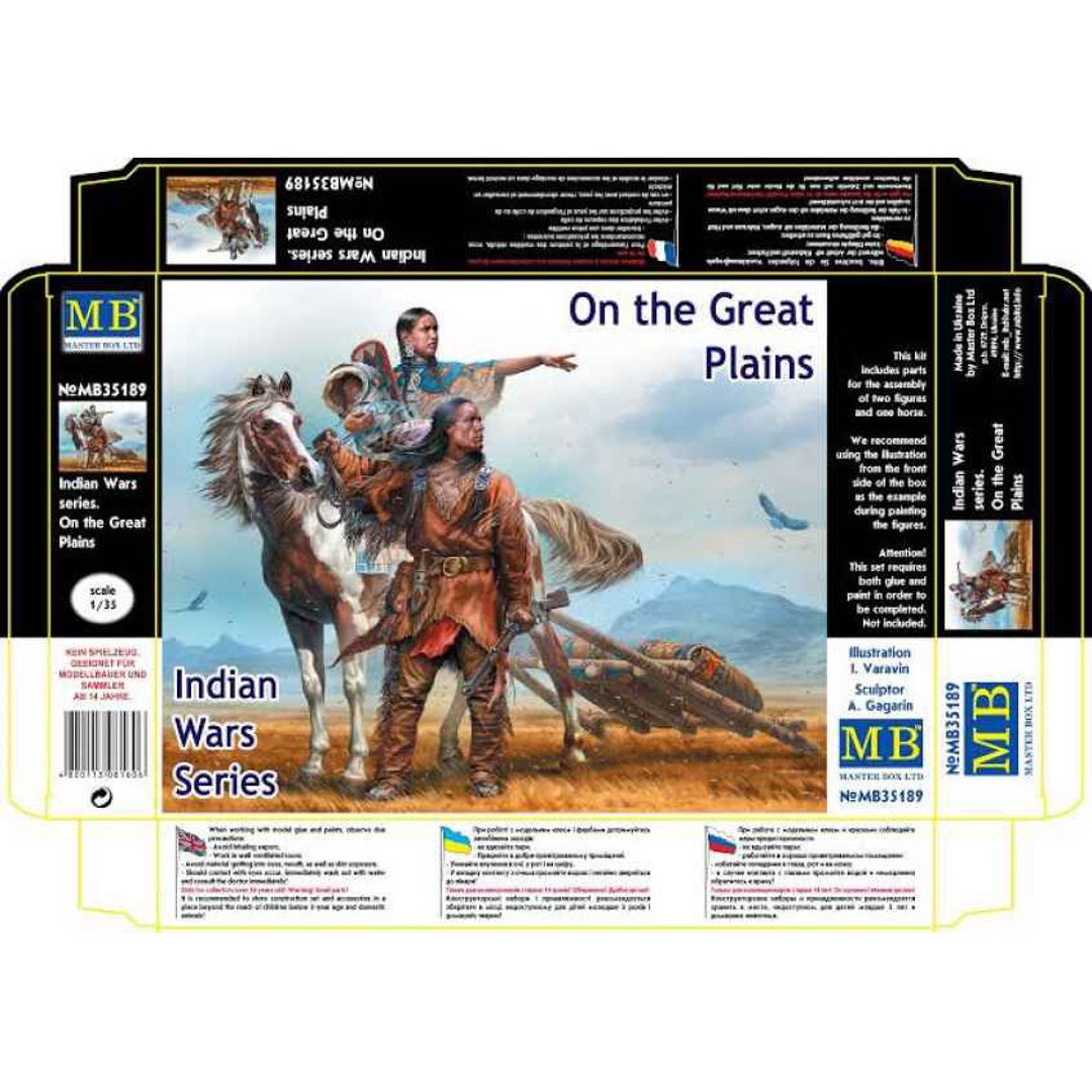 Master Box MB35192 Tomahawk Charge Indian Wars Series Kit