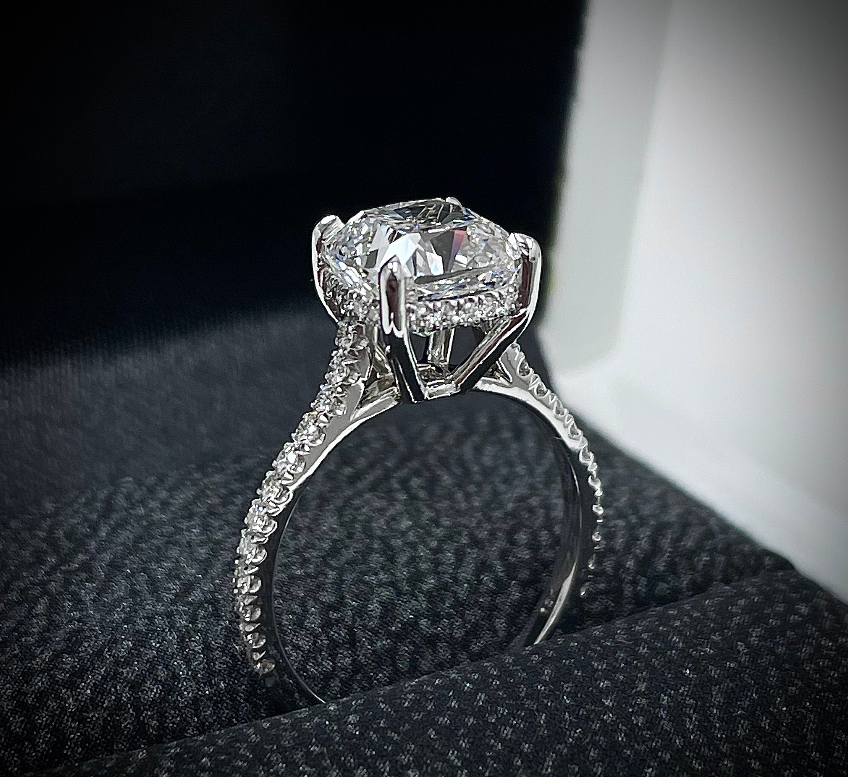 High shop diamond setting