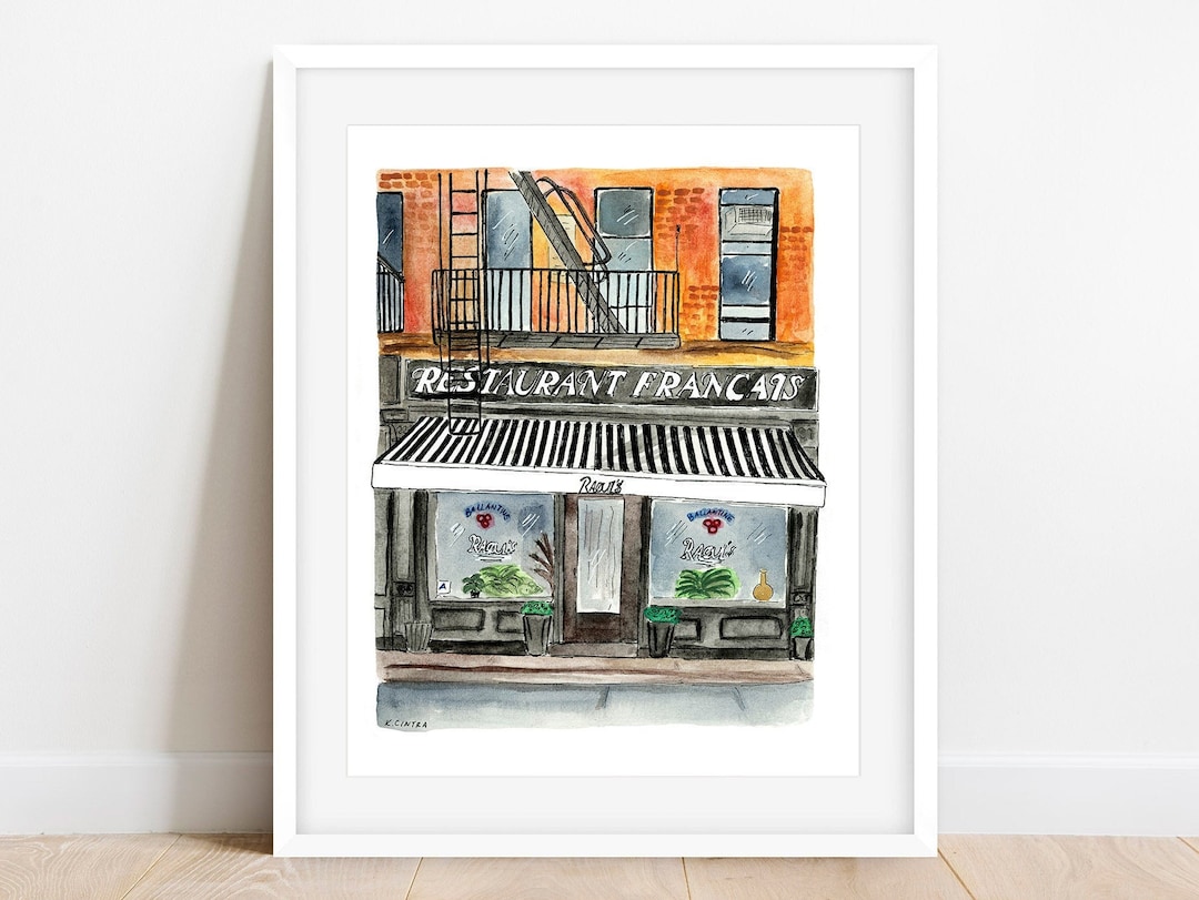 Raoul’s NYC Art Print, Soho New York Wall Decor, NYC Food Art Print ...