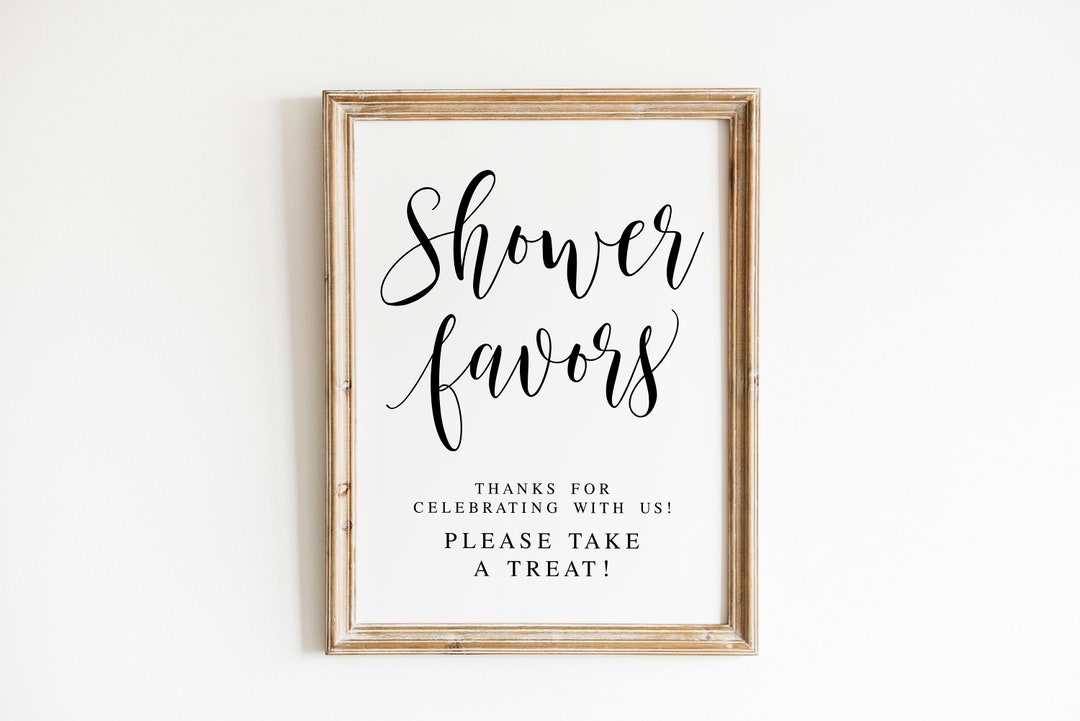 Shower Favors, Please Take A Treat, Baby Shower Signs, Sweet Favors