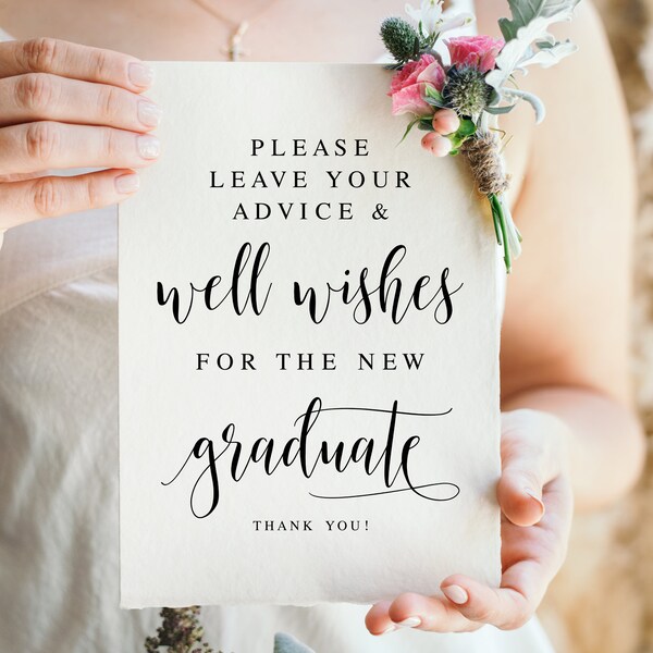 Graduation Guestbook Etsy