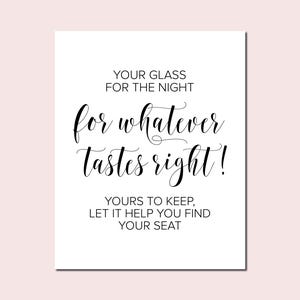 Find Your Seat Wedding Sign: Reception Decor Print (Digital Download)