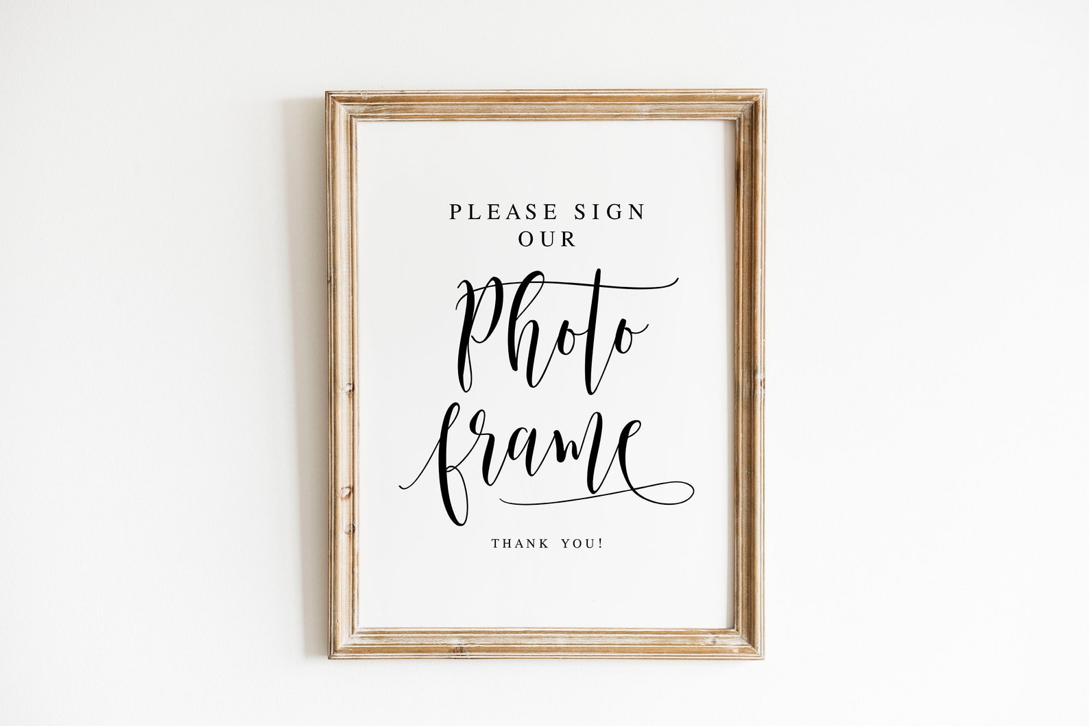 Please Sign Our Photo Frame Wedding Signs Wedding Photo Etsy