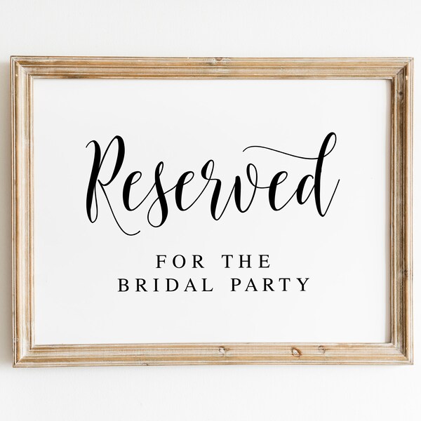 Reserved Sign - Etsy