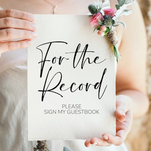 Sign My Guestbook Sign: Birthday Party Printable (Digital Download)