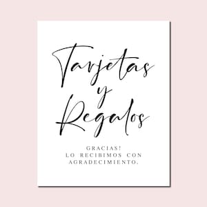 Tarjetas Y Regalos, Panneaux de mariage minimalistes modernes, Panneau pour cartes et cadeaux, Panneaux de réception de mariage, Téléchargement immédiat, Décorations de mariage