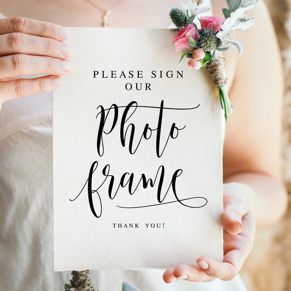 Wedding Photo Frame Etsy