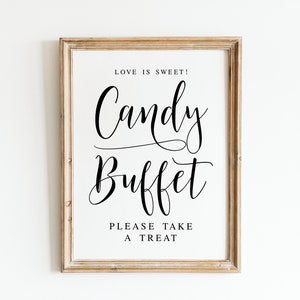 Candy Buffet Sign, Love Is Sweet, Please Take A Treat, Wedding Signs, Wedding Reception Signs, Wedding Prints, Wedding Printable, Decor Sign