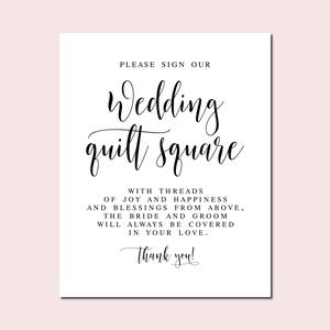 Wedding Quilt Guestbook Sign (Digital Download)