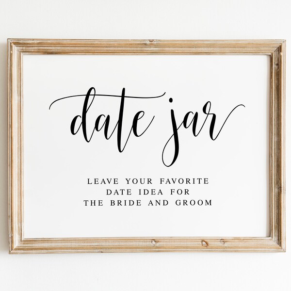 Date Jar Sign - Etsy